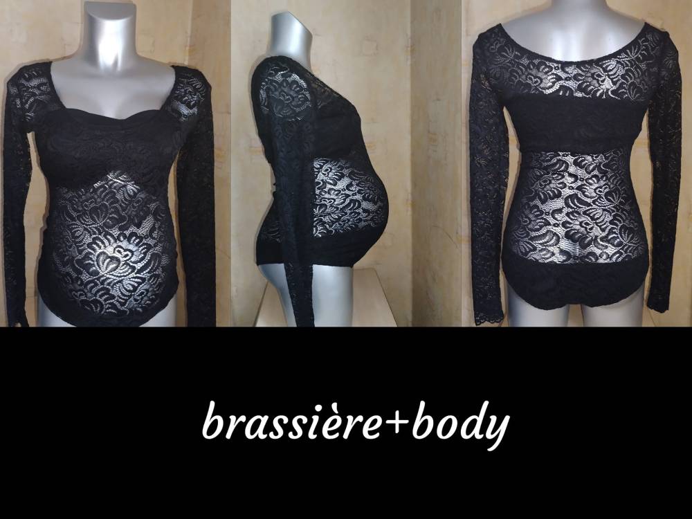 Body noir de chez P'tit style pour la photographie