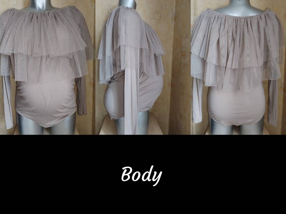 body beige à froufrou très confortables. Taille Unique.vient du site P'tit Style Pour La Photographie