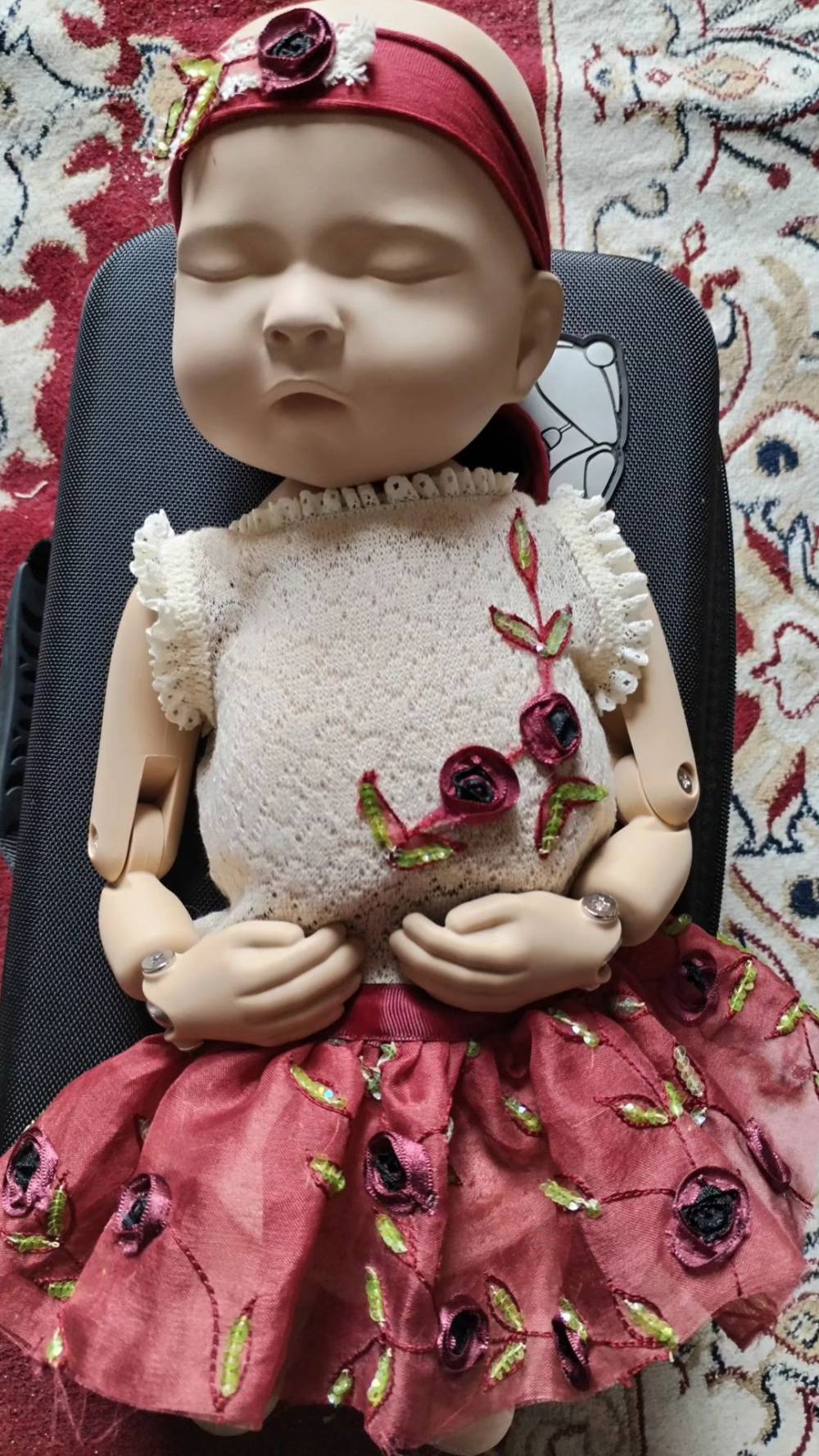 dressing Tenue de naissance photographe dijon  (2)