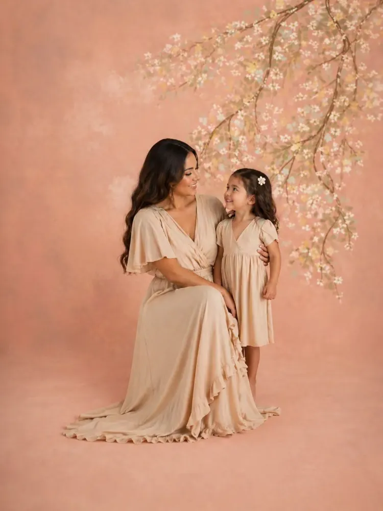 tenue-maman-fille-assortie-seance-famille-photographe-dijon